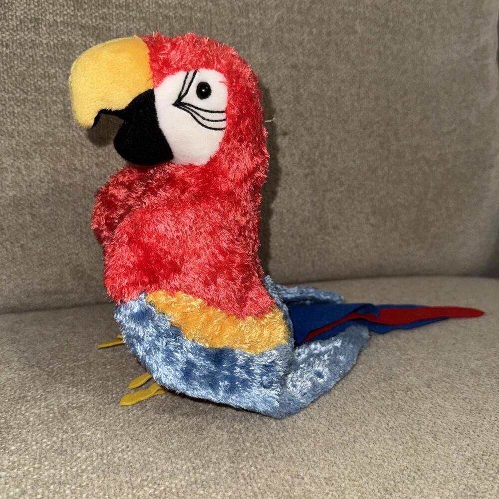 GABBY the Plush RED PARROT Stuffed Animal - by Douglas Cuddle Toys - #3740